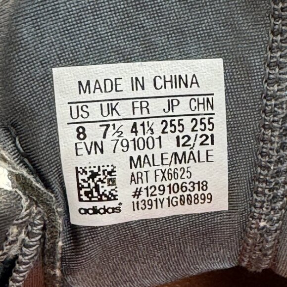 Adidas Mens Size 8 Gray Codechaos 21 Golf Shoes Primeblue Spikeless Lace Up - Picture 10 of 13